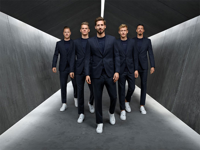 علامة HUGO BOSS  تتعاون مع فريق كرة القدم الألماني الوطني